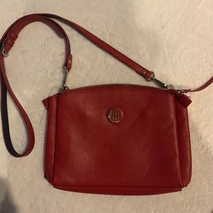 Tommy Hilfiger Red Crossbody Purse, red/navy